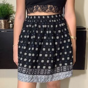 Boho patterned skirt